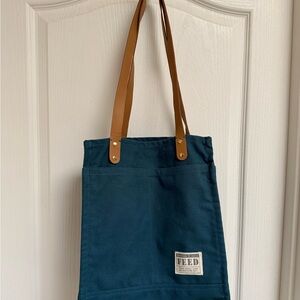Feed Teal Market Tote